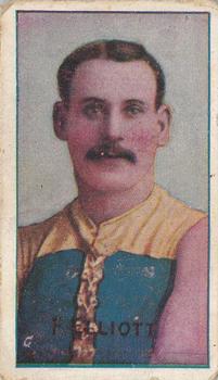 1907-08 Sniders and Abrahams Australian Footballers - Victorian League Players Series D #NNO Fred Elliott Front